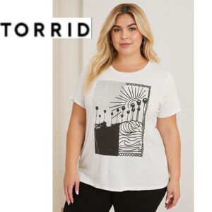 Torrid Classic Fit Graphic Palm Tree T-Shirt